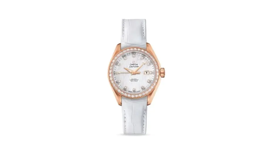 Omega Seamaster Aqua Terra 150M Co-Axial 34 Red Gold / Diamond / MOP