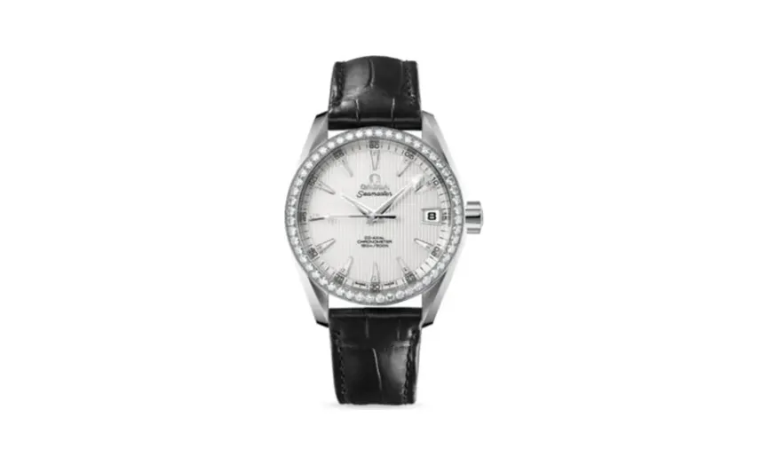 Omega Seamaster Aqua Terra 150M Co-Axial 38.5 White Gold / Diamond / Silver