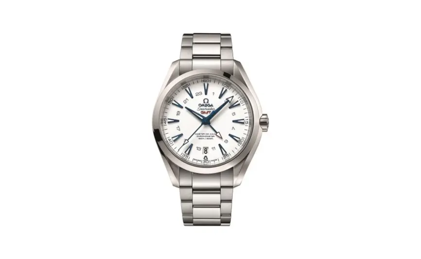 Omega Seamaster Aqua Terra 150M Co-Axial 43 GMT Titanium / White / Bracelet / GoodPlanet
