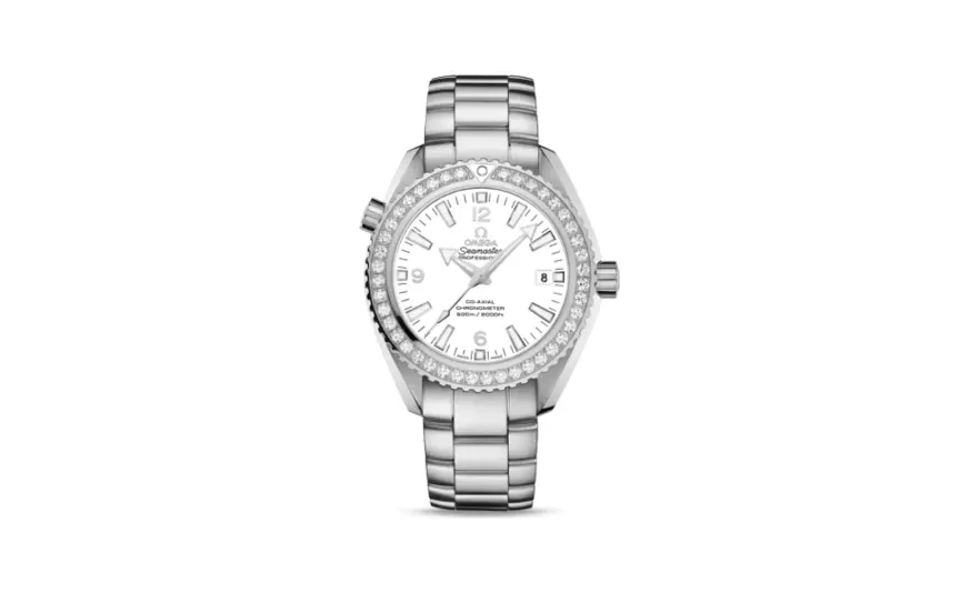 Omega Seamaster Planet Ocean 600M Co-Axial 42 Stainless Steel / Diamond / White / Bracelet