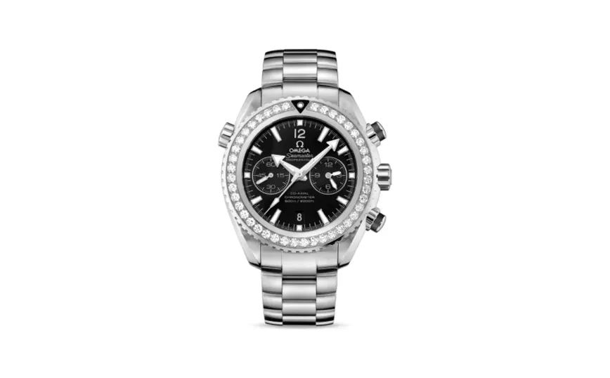 Omega Seamaster Planet Ocean 600M Co-Axial 45.5 Chronograph Stainless Steel / Diamond / Black / Bracelet