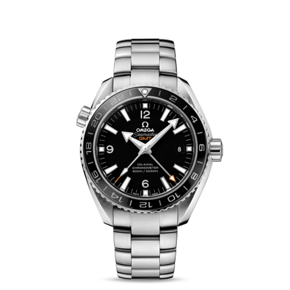 Omega Seamaster Planet Ocean 600M Co-Axial 43.5 GMT Stainless Steel / Black / Bracelet