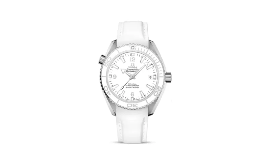 Omega Seamaster Planet Ocean 600M Co-Axial 42 Stainless Steel / White / Rubber