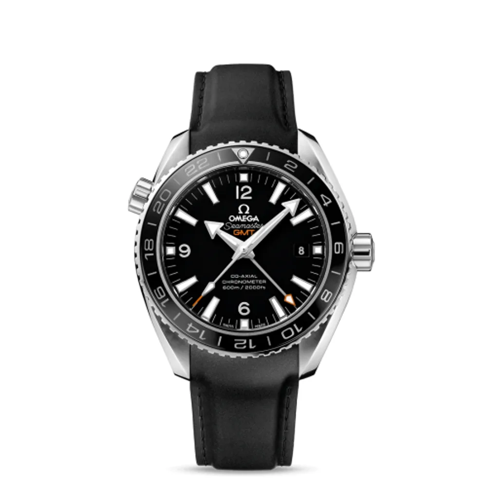 Omega Seamaster Planet Ocean 600M Co-Axial 43.5 GMT Stainless Steel / Black / Rubber