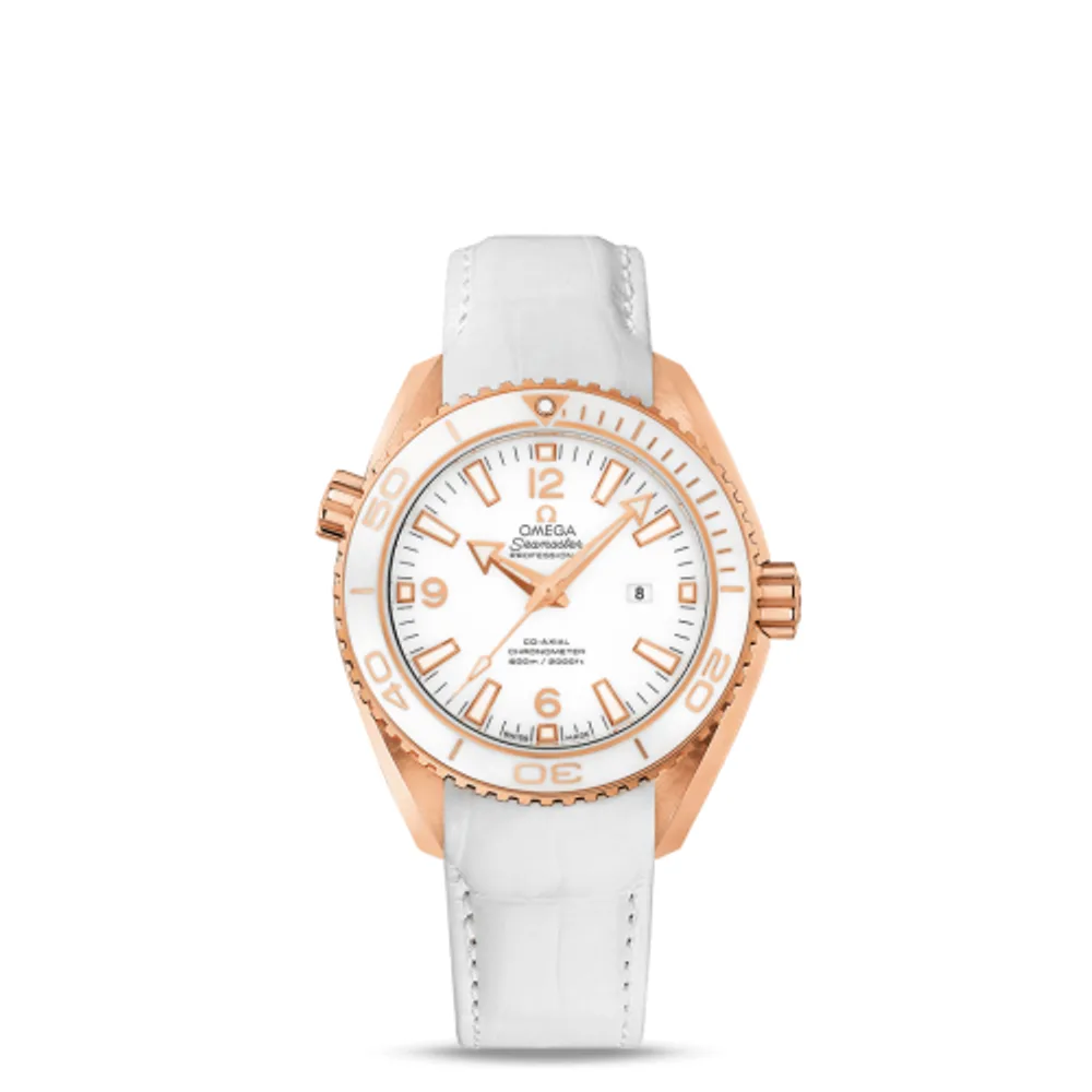 Omega Seamaster Planet Ocean 600M Co-Axial 37.5 Red Gold / White Planet St. Moritz