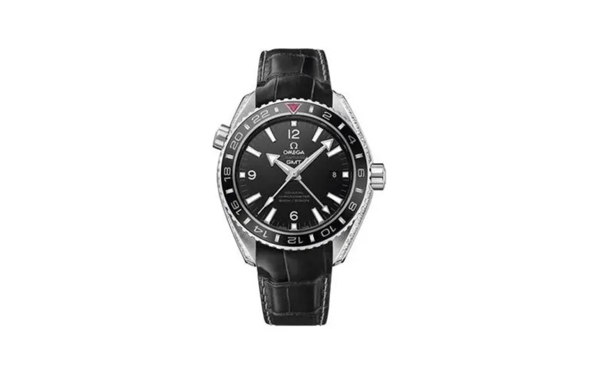 Omega Seamaster Planet Ocean 600M Co-Axial 43.5 GMT Platinum / Diamond / Qatar