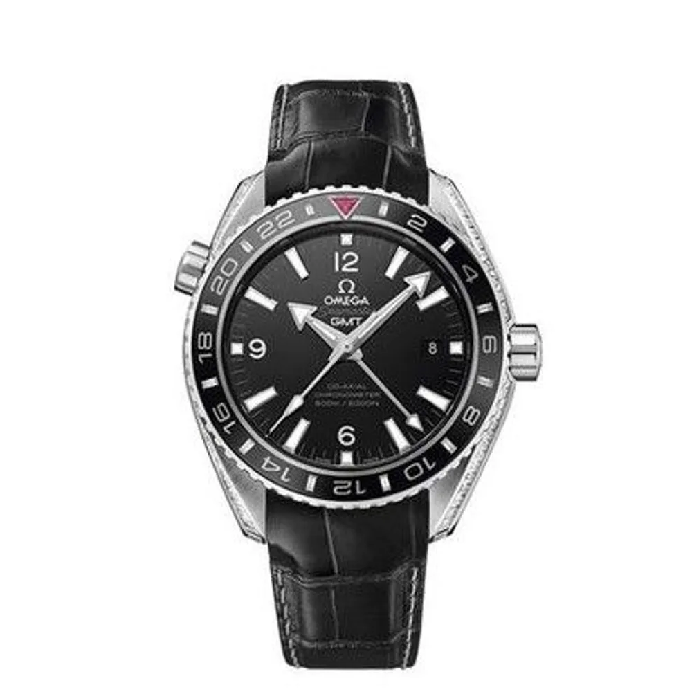 Omega Seamaster Planet Ocean 600M Co-Axial 43.5 GMT Platinum / Diamond / Qatar