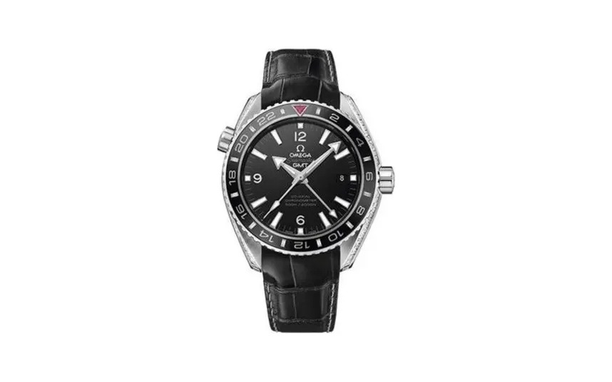 Omega Seamaster Planet Ocean 600M Co-Axial 43.5 GMT Platinum / Diamond / Abu Dhabi