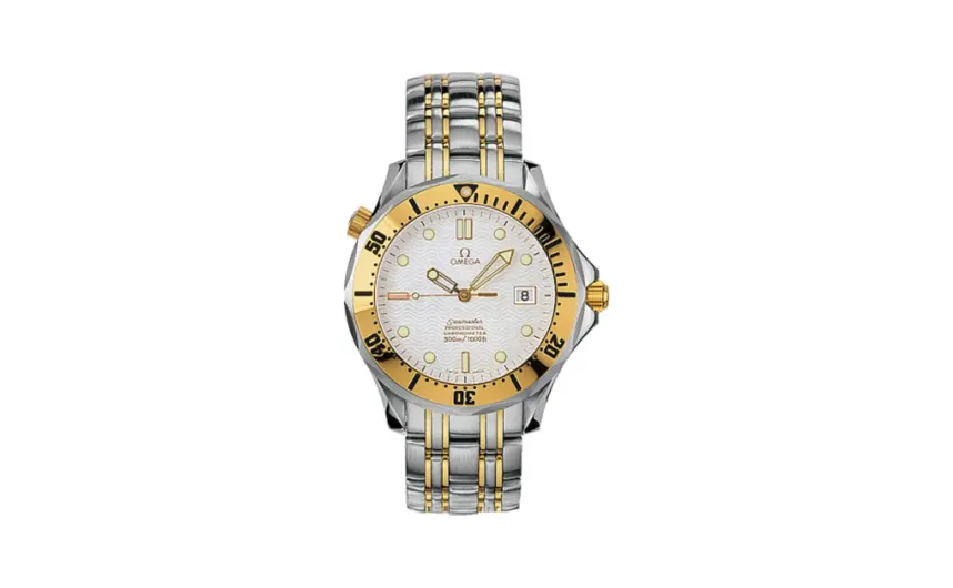 Omega Seamaster Diver 300M Automatic 41 Stainless Steel / Yellow Gold / White / Bracelet