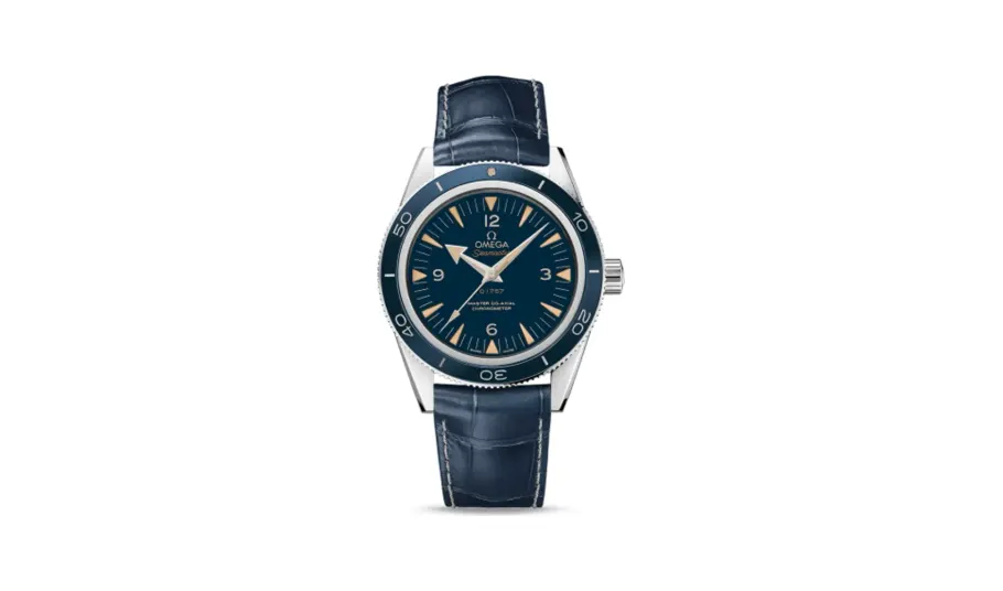 Omega Seamaster 300 Master Co-Axial Platinum / Blue / Strap