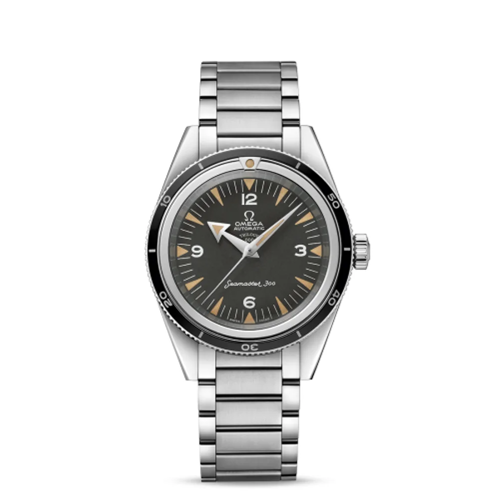 Omega Seamaster 300 Master Co-Axial Stainless Steel / Black / Bracelet / 60th Anniversary / Trilogy Box