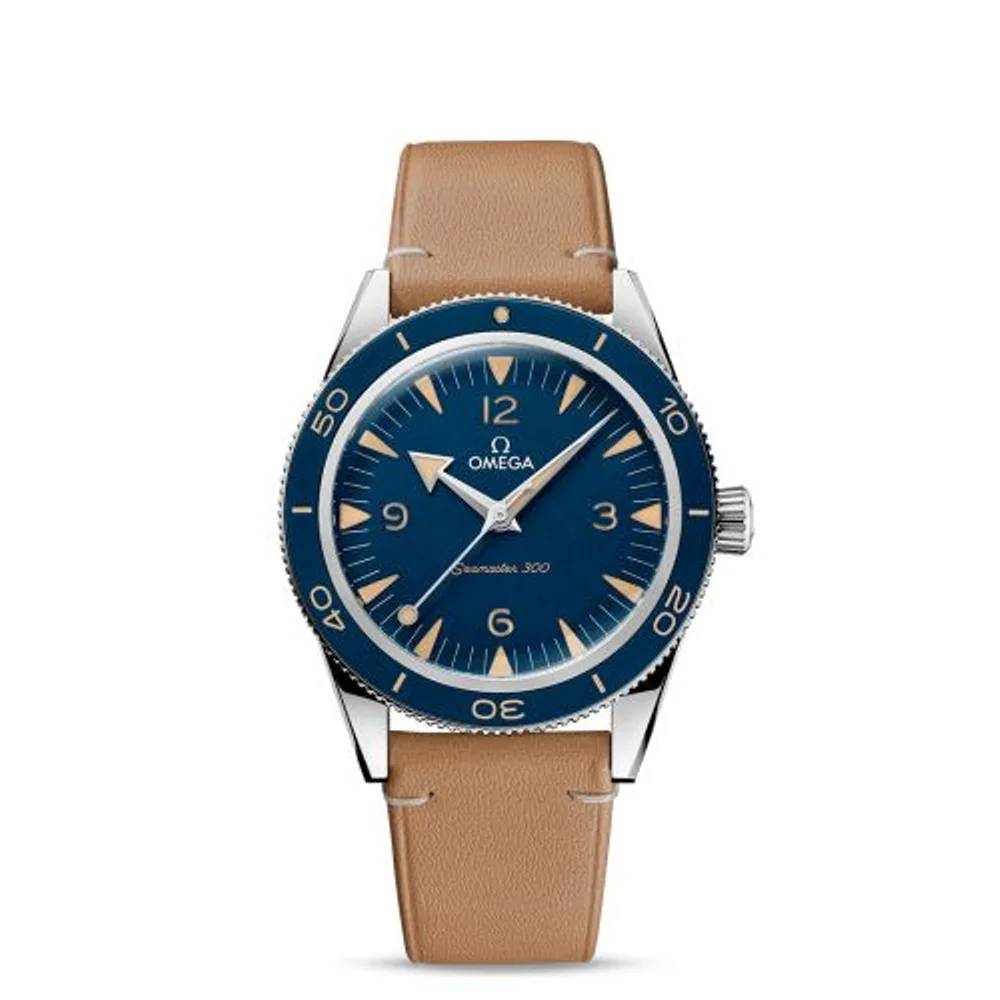 Omega Seamaster 300 Master Chronometer Stainless Steel / Blue / Strap