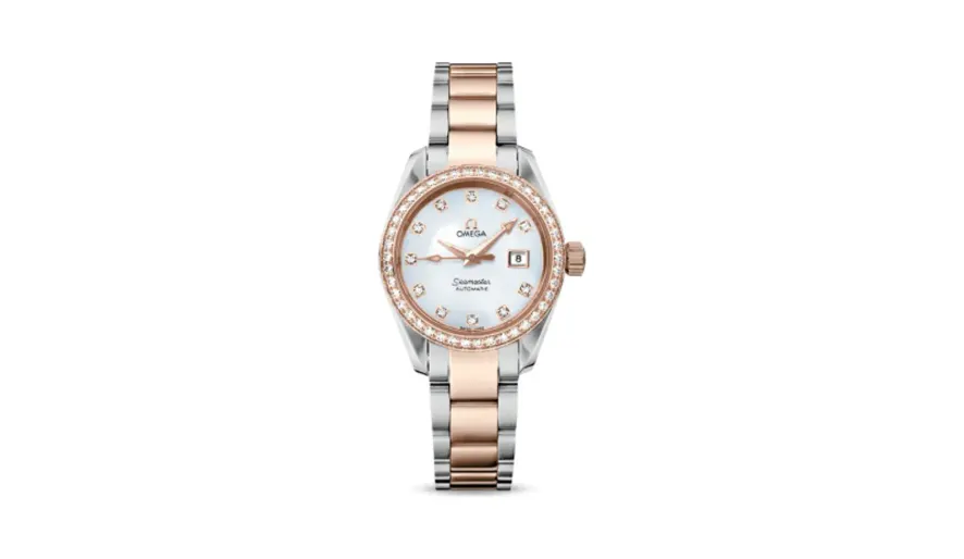 Omega Seamaster Aqua Terra 150M Automatic 29.2 Stainless Steel / Red Gold / Diamond / MOP / Bracelet