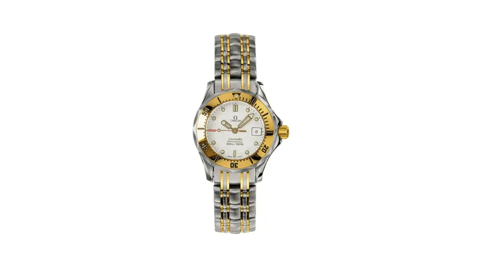 Omega Seamaster Diver 300M Quartz 28 Stainless Steel / Yellow Gold / White / Bracelet