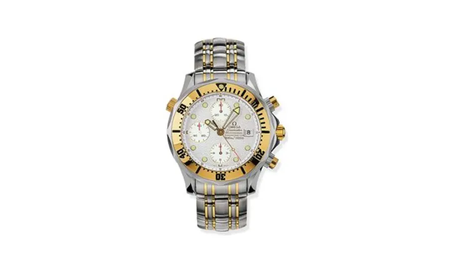 Omega Seamaster Diver 300M Automatic 41.5 Chronograph Stainless Steel / Yellow Gold / Silver / Bracelet