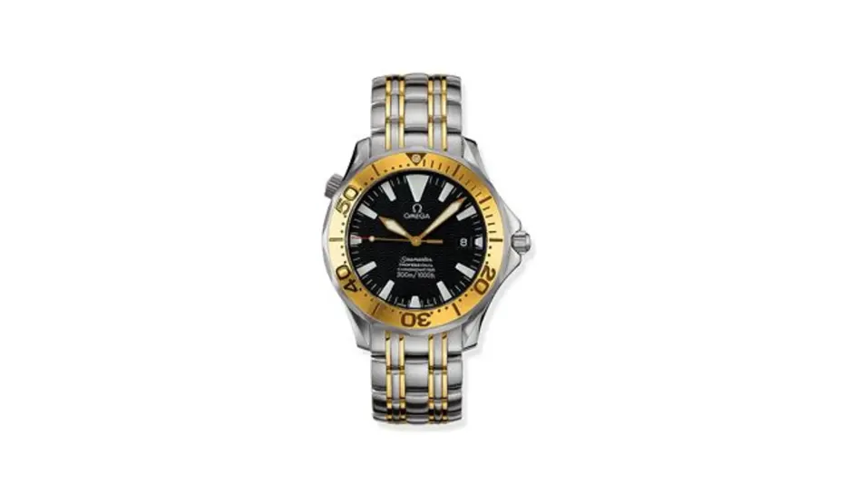 Omega Seamaster Diver 300M Automatic 41 Stainless Steel / Yellow Gold / Black / Bracelet