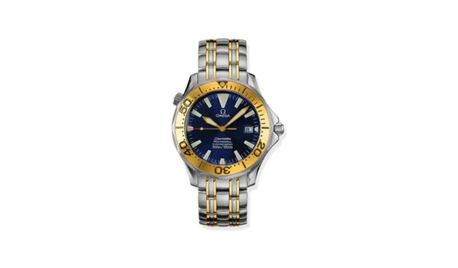 Omega Seamaster Diver 300M Automatic 41 Stainless Steel / Yellow Gold / Blue / Bracelet