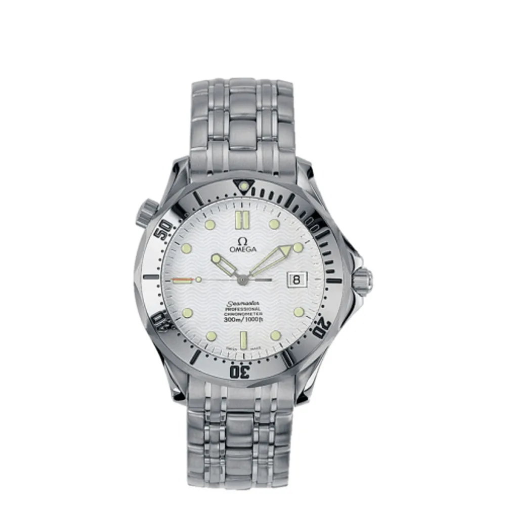 Omega Seamaster Diver 300M Automatic 41 Stainless Steel / White / Bracelet