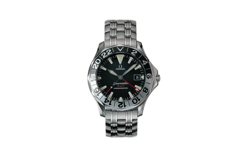 Omega Seamaster Diver 300M Automatic 41 GMT Stainless Steel / Black / Bracelet / 50th Anniversary