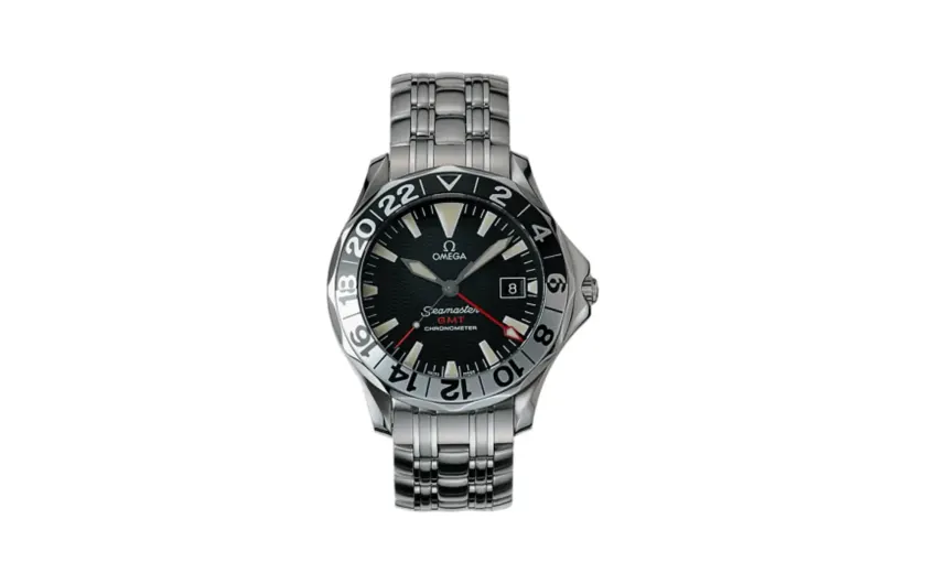 Omega Seamaster Diver 300M Automatic 41 GMT Stainless Steel / Black / Bracelet / Gerry Lopez