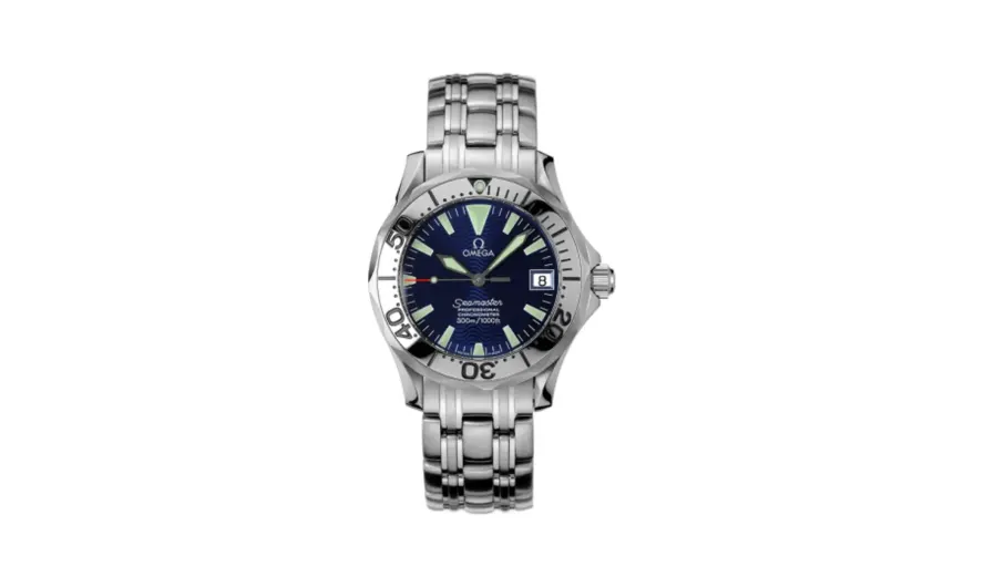 Omega Seamaster Diver 300M Automatic 36.25 Stainless Steel / Electric Blue / Bracelet