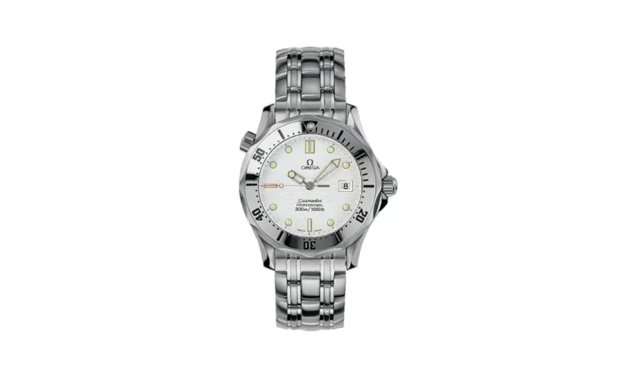 Omega Seamaster Diver 300M Quartz 36.25 Stainless Steel / White / Bracelet