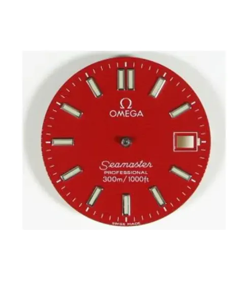 Omega Seamaster Diver 300M Quartz 36.25 Stainless Steel / Red / Bracelet / Marui