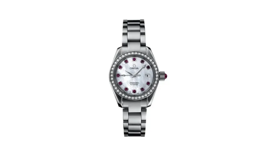 Omega Seamaster Aqua Terra 150M Automatic 29.2 Stainless Steel / Diamond / MOP - Ruby / Bracelet