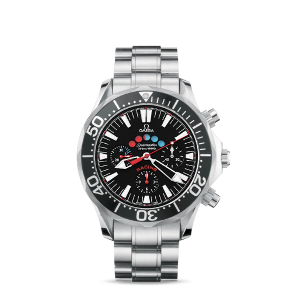 Omega Seamaster Diver 300M Automatic 44 Racing Chronometer Stainless Steel / Black / Rubber