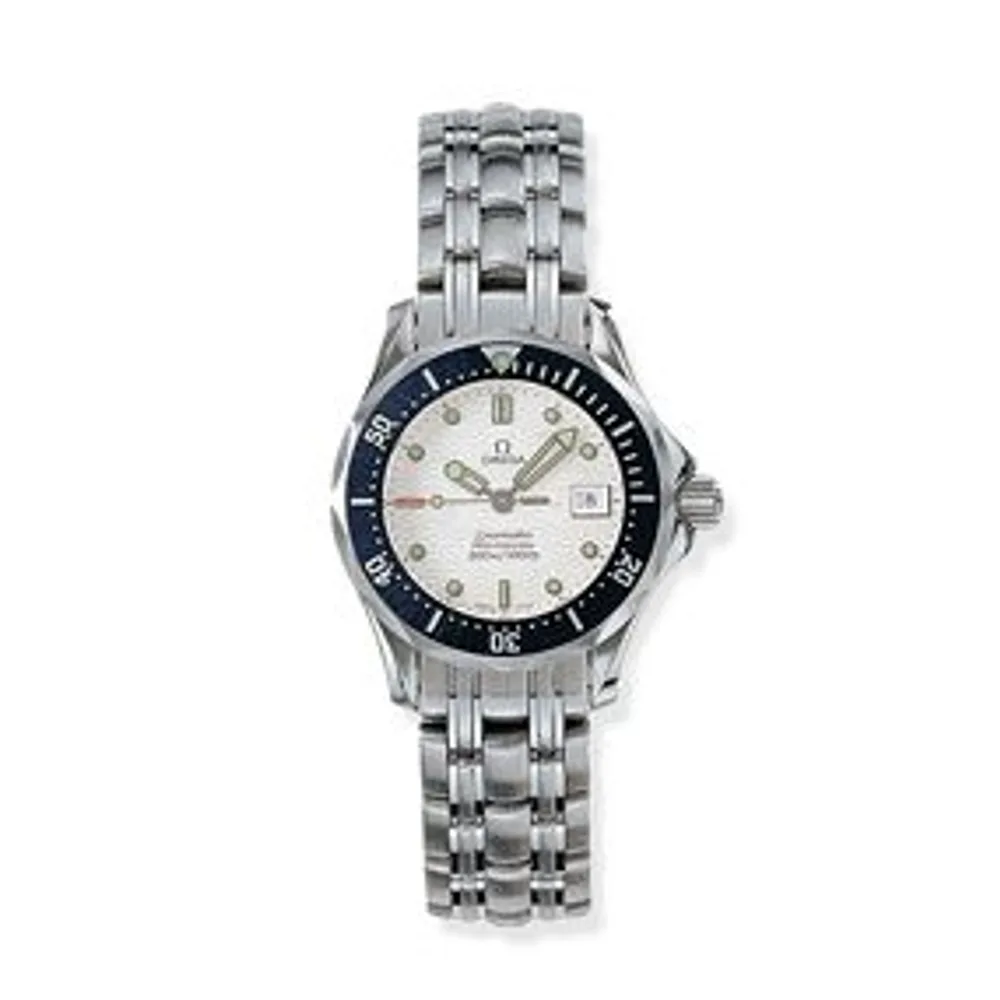 Omega Seamaster Diver 300M Quartz 28 Stainless Steel / White / Bracelet