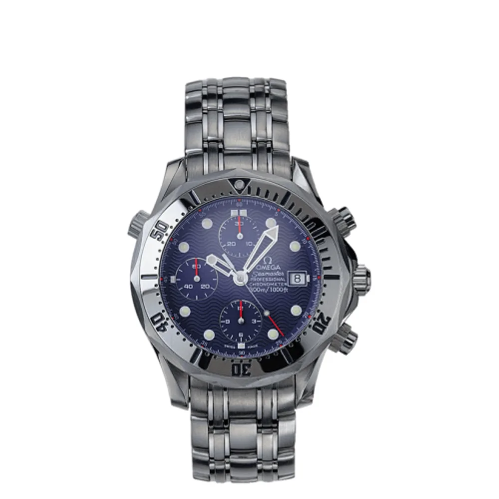 Omega Seamaster Diver 300M Automatic 41.5 Chronograph Stainless Steel / Blue / Bracelet