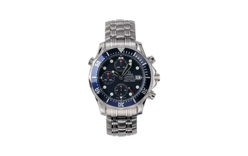 Omega Seamaster Diver 300M Automatic 41.5 Chronograph Stainless Steel / Blue / Bracelet