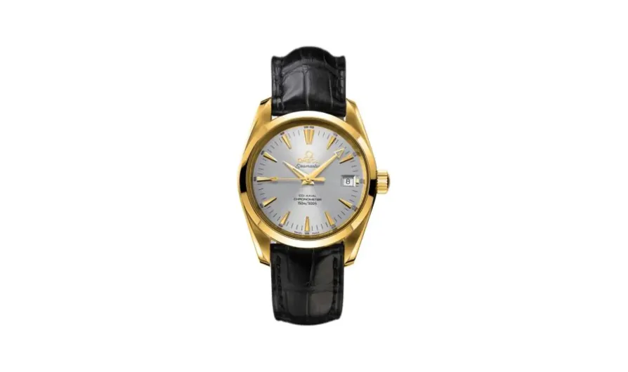 Omega Seamaster Aqua Terra 150M Co-Axial 39.2 Yellow Gold / Silver