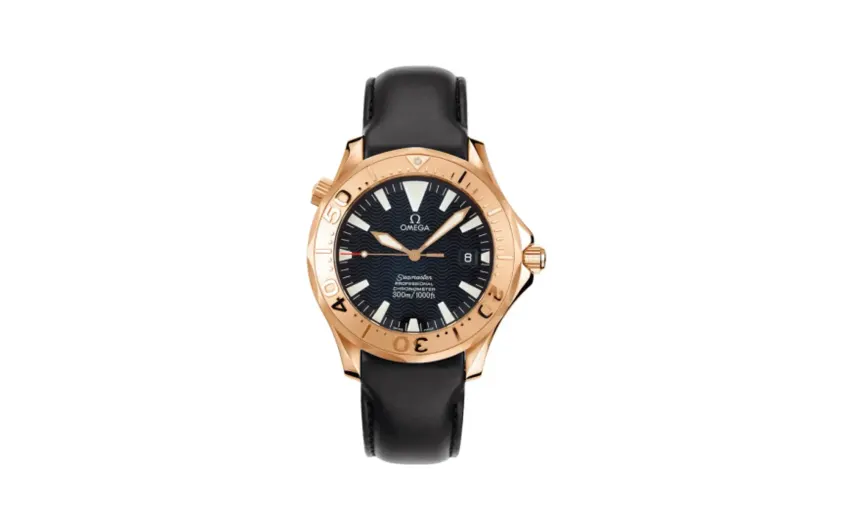 Omega Seamaster Diver 300M Automatic 41 Red Gold / Black / Rubber