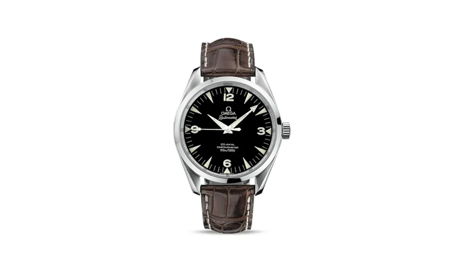 Omega Seamaster Aqua Terra 150M Co-Axial 39.2 Railmaster / Brown Alligator