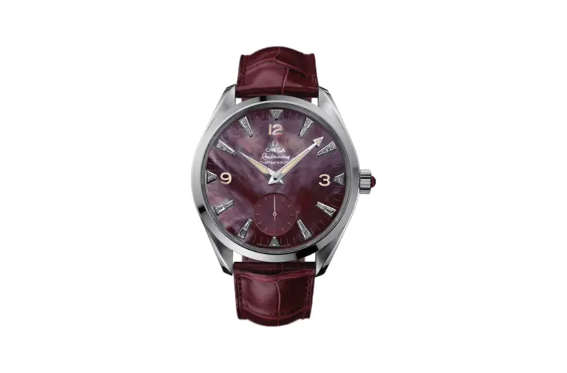 Omega Seamaster Aqua Terra 150M Hand Wound 49.2 Railmaster Stainless Steel / Red MOP