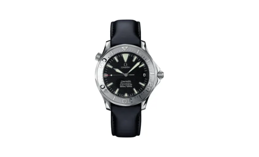 Omega Seamaster Diver 300M Automatic 36.25 Stainless Steel / White Gold / Black / Leather