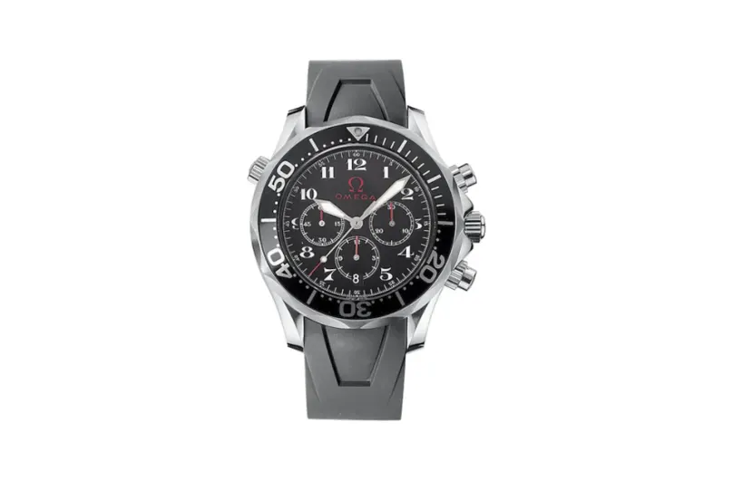 Omega Seamaster Diver 300M Automatic 41.5 Chronograph Stainless Steel / Black / Rubber / Olympic Collection