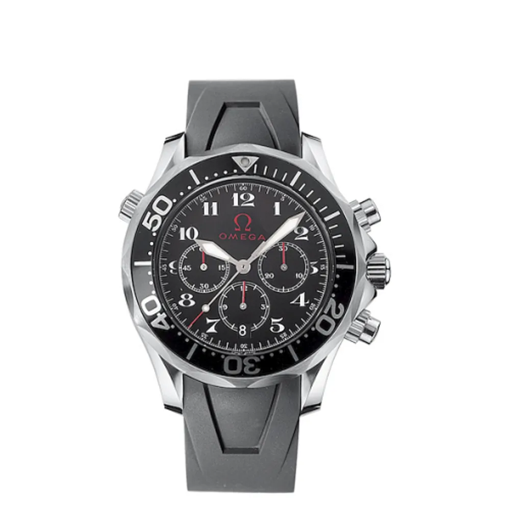 Omega Seamaster Diver 300M Automatic 41.5 Chronograph Stainless Steel / Black / Rubber / Olympic Collection