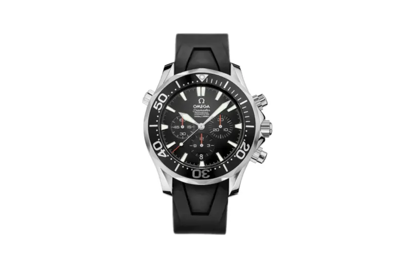 Omega Seamaster Diver 300M Automatic 41.5 Chronograph Stainless Steel / Black / Rubber