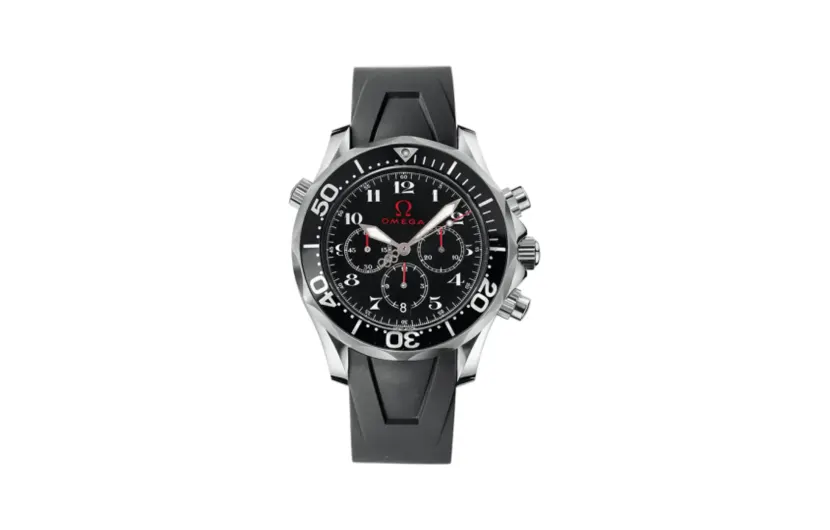 Omega Seamaster Diver 300M Automatic 41.5 Chronograph Stainless Steel / Black / Rubber / Olympic Timeless