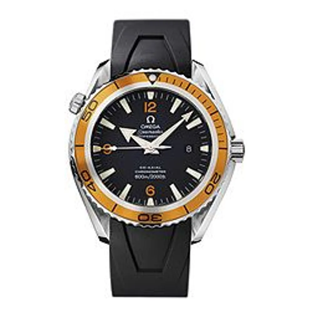 Omega Seamaster Planet Ocean 600M Co-Axial 45.5 Stainless / Orange / Rubber