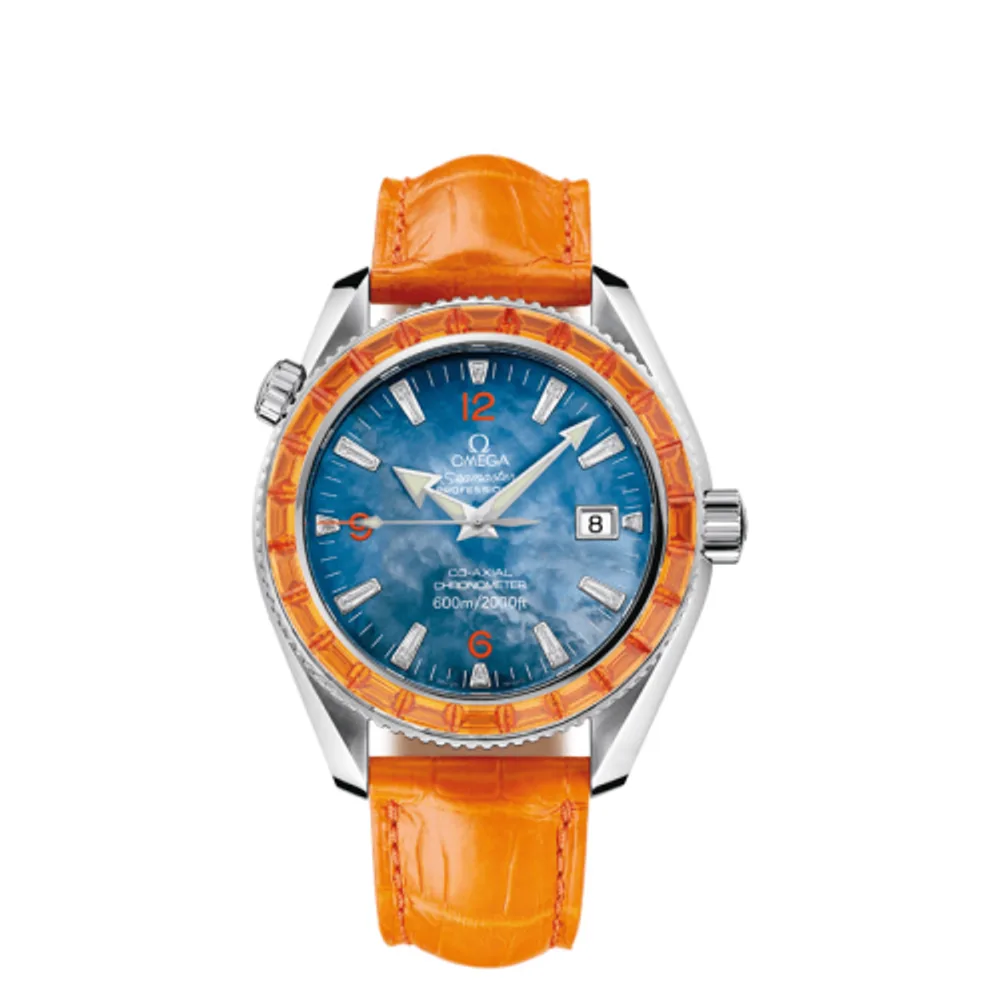Omega Seamaster Planet Ocean 600M Co-Axial 42 Mécanique 24 Sapphires / Short Strap