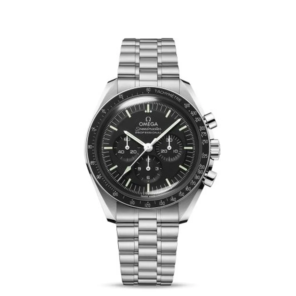 Omega Speedmaster Professional Moonwatch 3861 Stainless Steel / Black / Plexi / Kanjar Oman