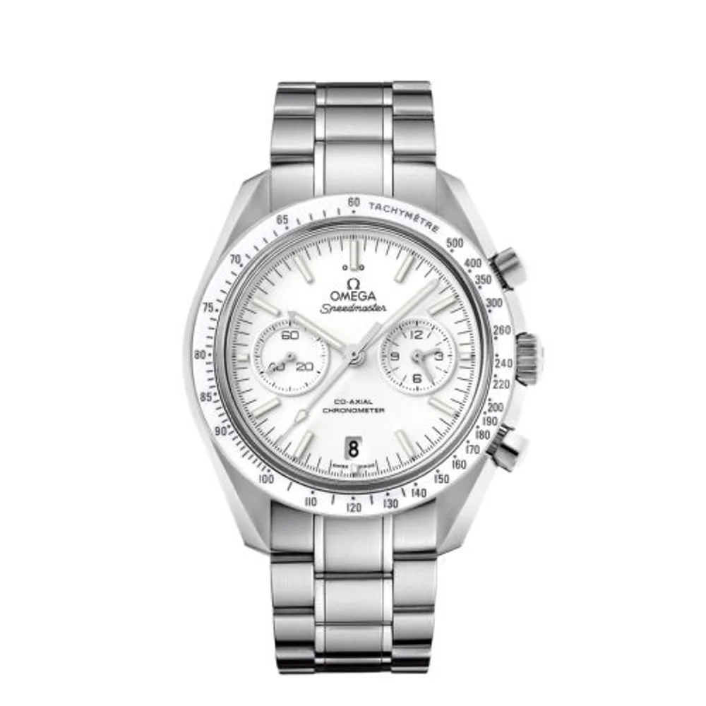Omega Speedmaster Moonwatch Co-Axial Stainless Steel / White / Bracelet