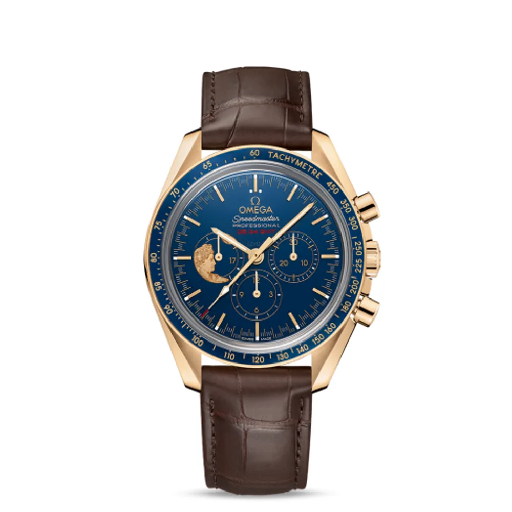 Omega Speedmaster Professional Moonwatch Apollo XVII 45th Anniversary / Yellow Gold