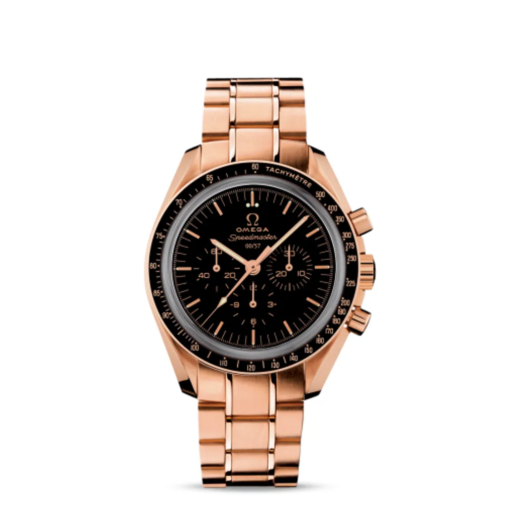 Omega Speedmaster Moonwatch Anniversary Red Gold