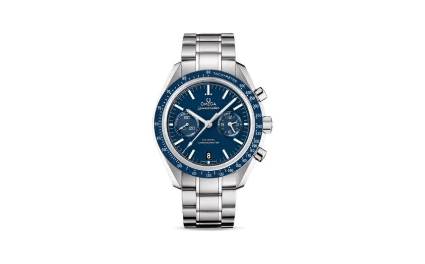 Omega Speedmaster Moonwatch Co-Axial Titanium / Blue / Bracelet