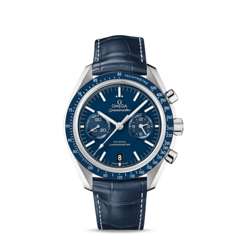 Omega Speedmaster Moonwatch Co-Axial Titanium / Blue