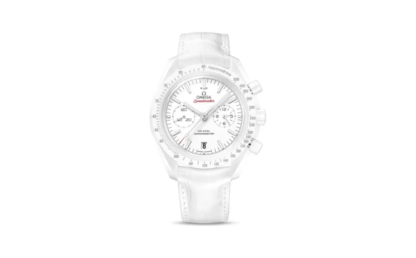 Omega Speedmaster Moonwatch Co-Axial White Side of the Moon